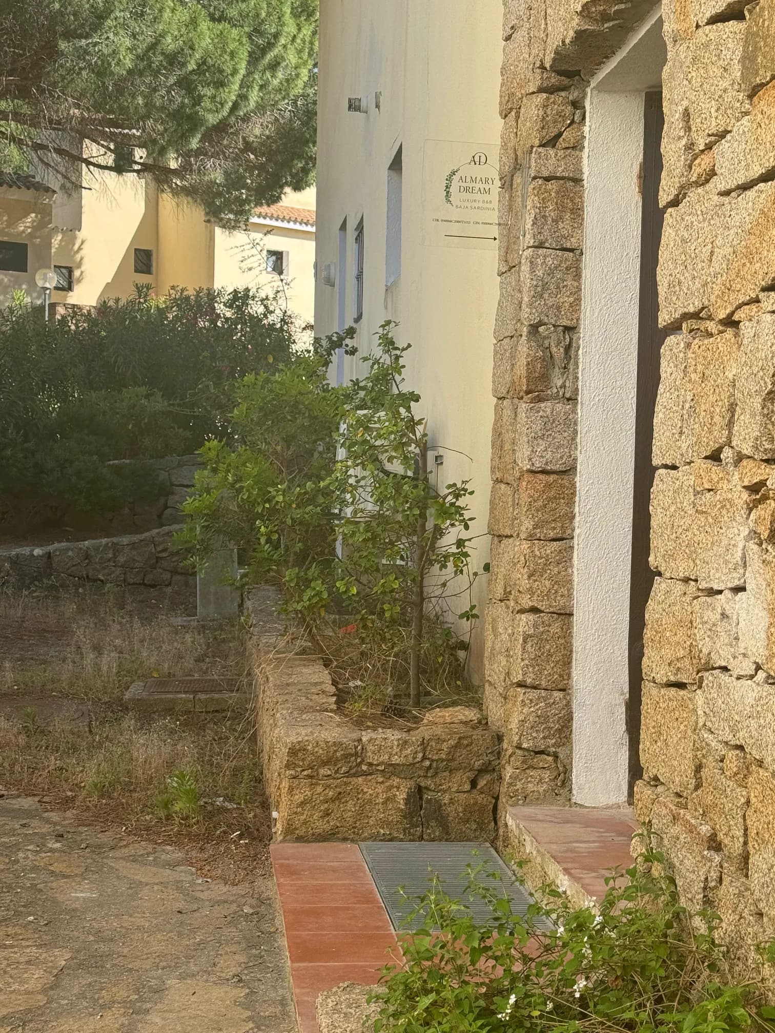 L'ingresso della struttura
