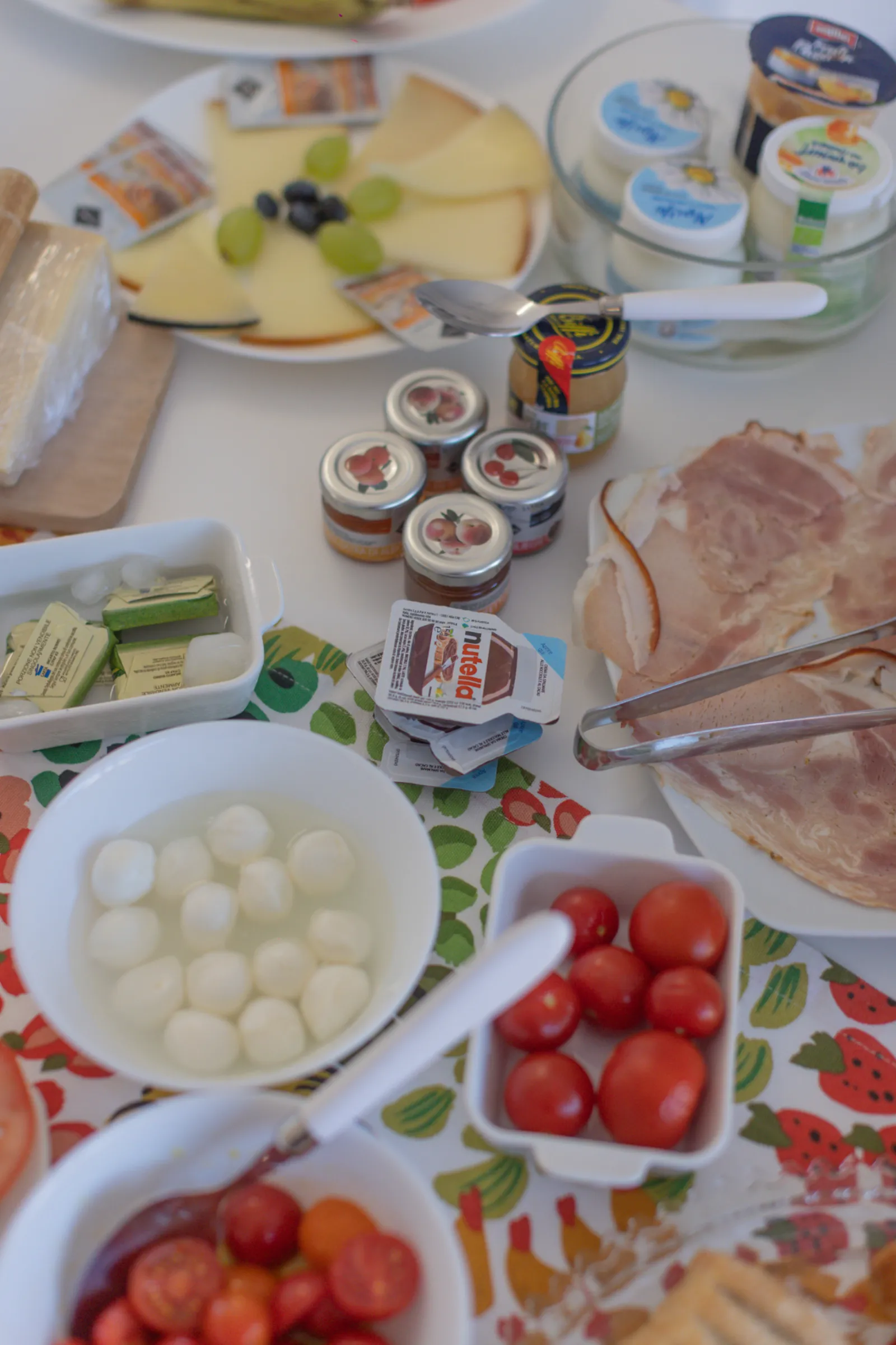 Il buffet della colazione