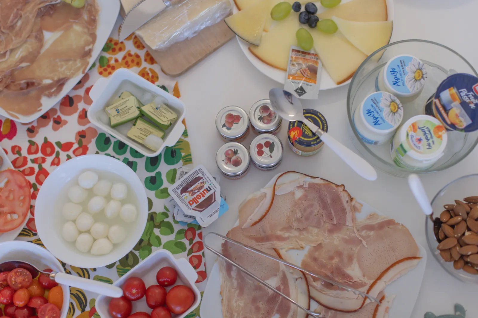 Il buffet della colazione