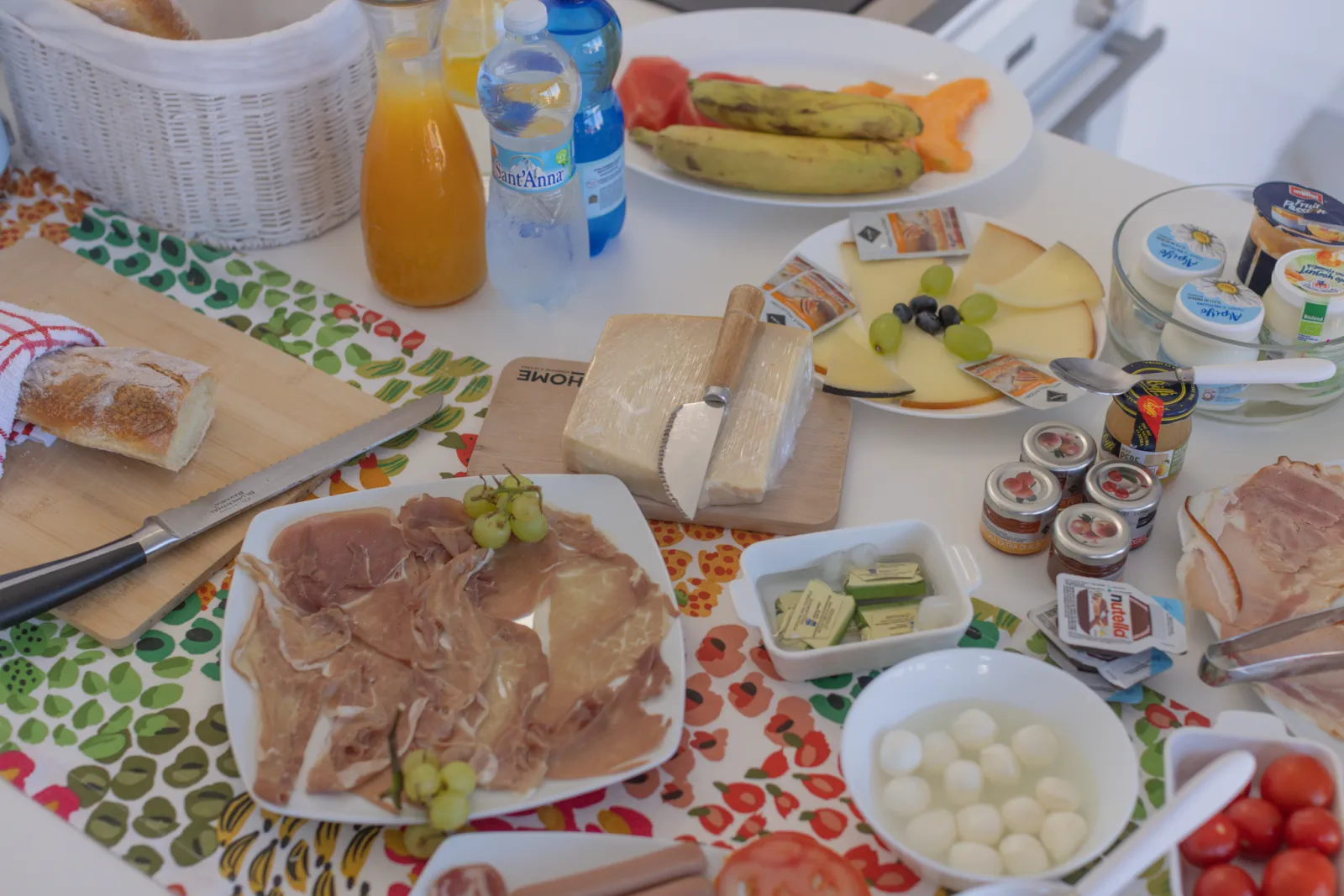 Il buffet della colazione